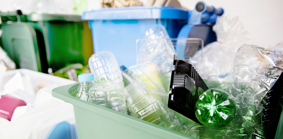 Illustration des déchets à recycler